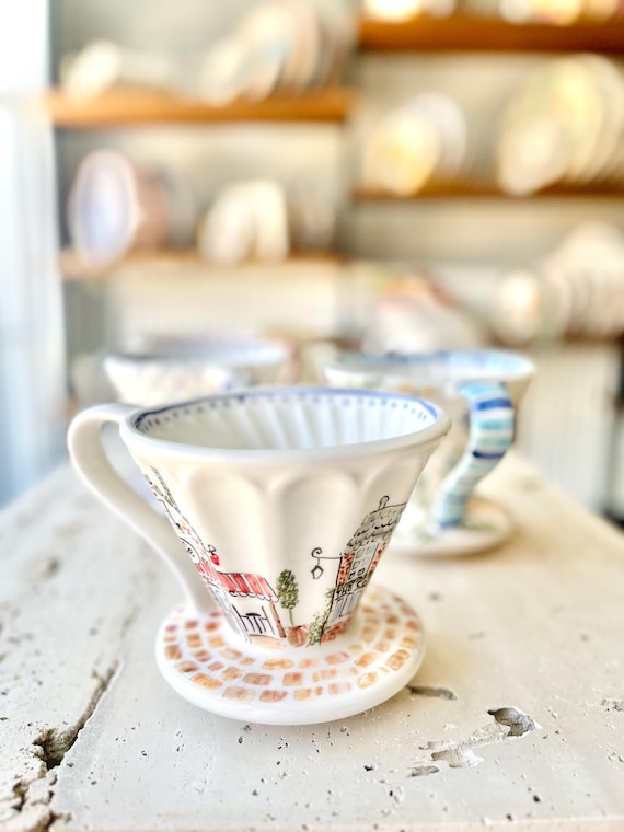 NEW Handmade Ceramic V60 Coffee Dripper - Etsy