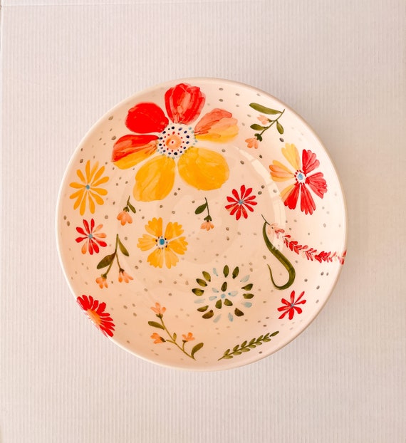 花柄ボウル - Etsy 日本