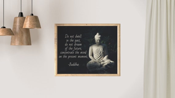 Buddha printable buddha quote wall art buddha print | Etsy