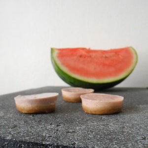 Watermelon cheesecakes