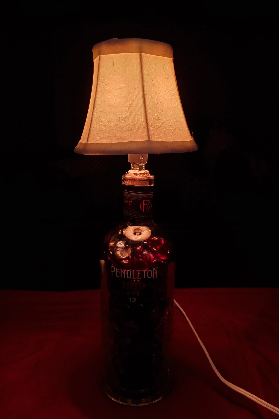 750ml Pendleton Whiskey Lamp Etsy