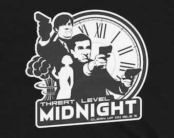 Niveau de menace Midnight Unisex t-shirt
