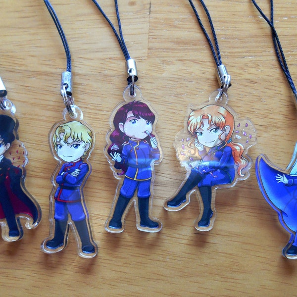 Magical Girl Planet Defenders Tux and Generals Charms