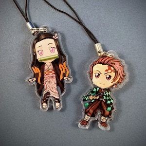 Taisho Era Demon Hunter Acrylic Charms image 1