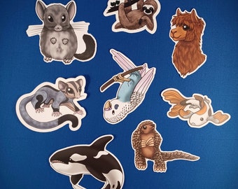 Exotic Wildlife Stickers