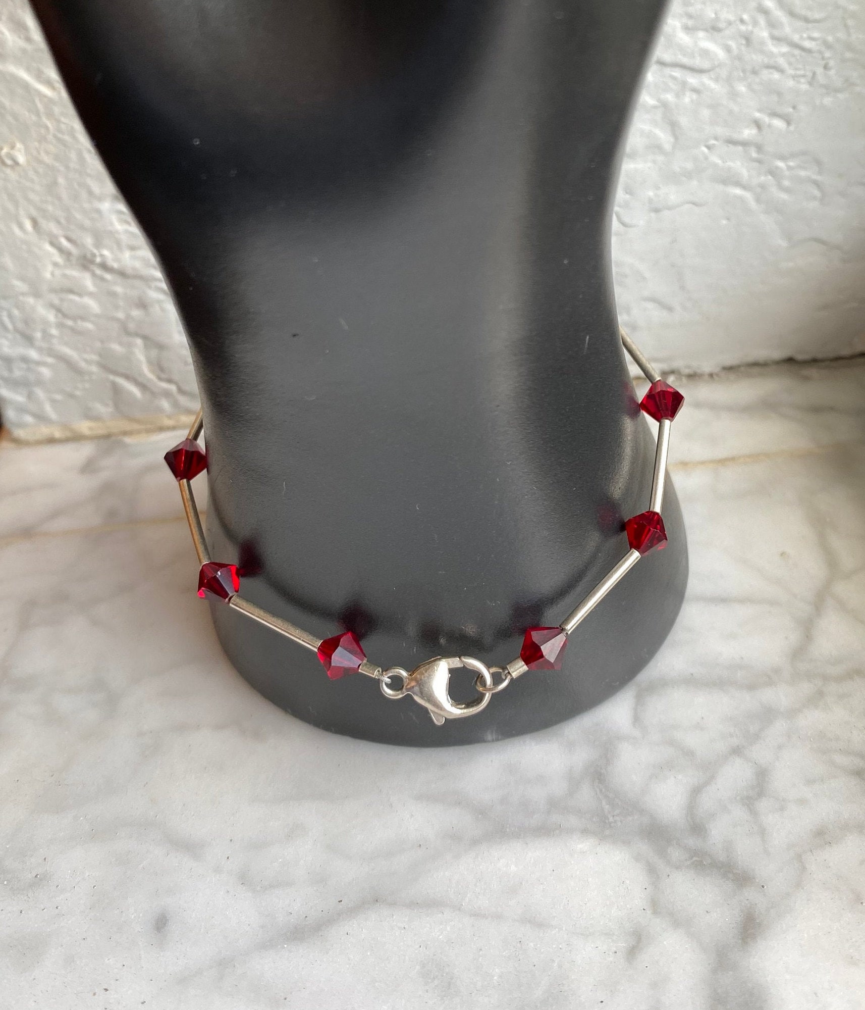 Red string bracelet swarovski Clearance