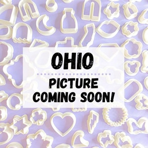 State of Ohio Polymer Clay Cutter | Earring Jewelry Making