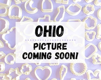 Stato dell'Ohio Polymer Clay Cutter / Earring Jewelry Making