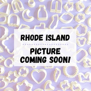 Rhode Island Polymer Clay Cutter | Earring Jewelry Making