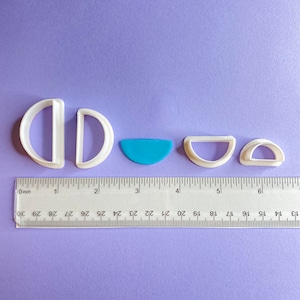 Half Circle Polymer Clay Cutter | Earring Jewelry Making