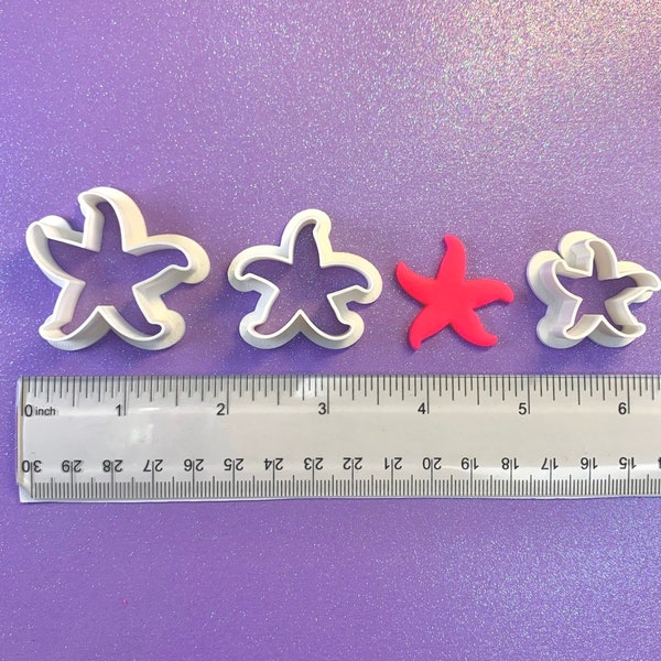 Ocean Starfish Polymer Clay Cutter | Earring Jewelry Making