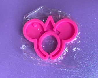 Princess Mouse Headband Keychain Silicone Mold Shiny | 2.75 Inches