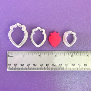 Strawberry Polymer Clay Cutter | Earring Jewelry Making