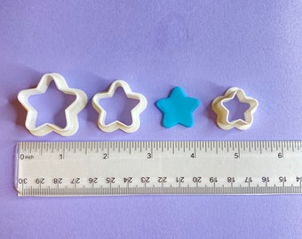 Rounded Star Polymer Clay Cutter | Earring Jewelry Making