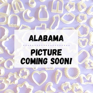 State of Alabama Polymer Clay Cutter | Earring Jewelry Making