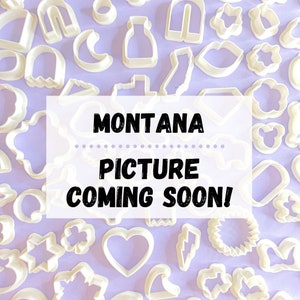 Montana State Polymer Clay Cutter | Earring Jewelry Making