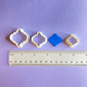 Moroccan Tile Polymer Clay Cutter | Earring Jewelry Making