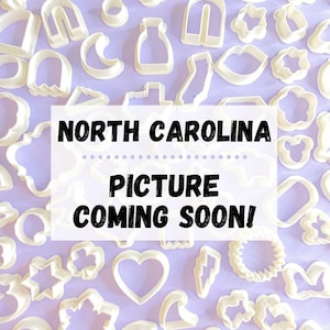 State of North Carolina Polymer Clay Cutter | Earring Jewelry Making