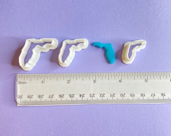 Florida State Polymer Clay Cutter / Orecchini Gioielli Making