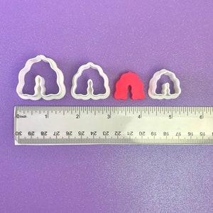 Wavy Rainbow Polymer Clay Cutter | Earring Jewelry Making