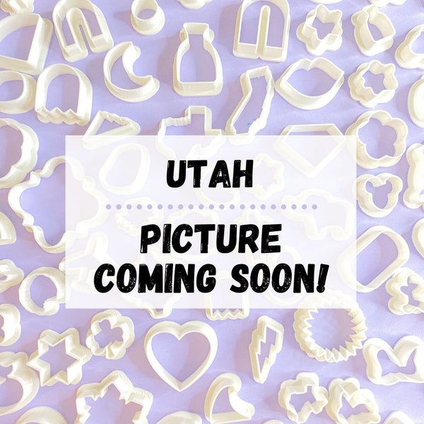 State of Utah Polymer Clay Cutter | Earring Jewelry Making