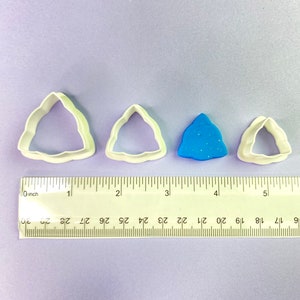 Puffy Triangle Polymer Clay Cutter | Earring Jewelry Making
