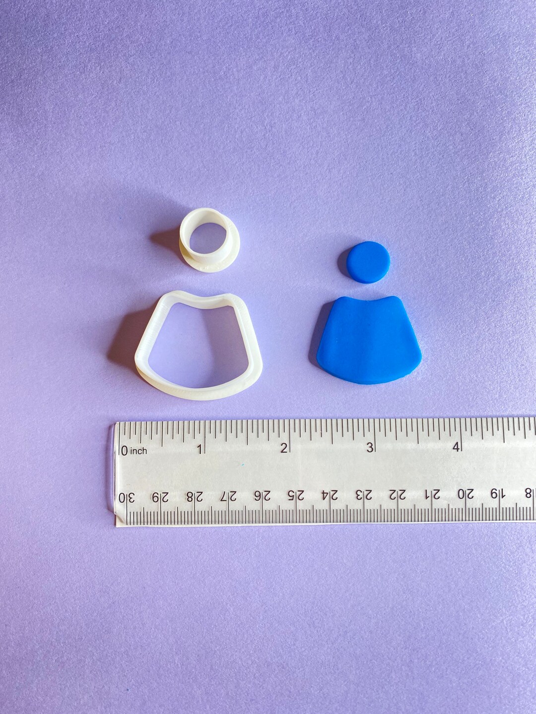 Set di stampi per argilla astratti: stampi per orecchini pendenti geometrici - Italia