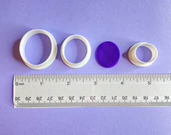 Oval Polymer Clay Cutter | Earring Jewelry Making