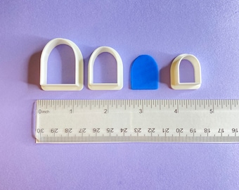 Arched Window Polymer Clay Cutter | Earring Jewelry Making