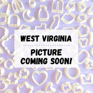 State of West Virginia Polymer Clay Cutter | Earring Jewelry Making