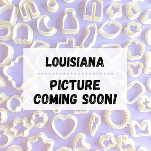 State of Louisiana Polymer Clay Cutter | Earring Jewelry Making
