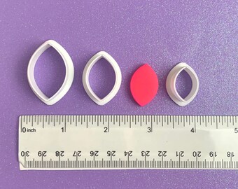 Basic Leaf Dangle Polymer Clay Cutter | Earring Jewelry Making