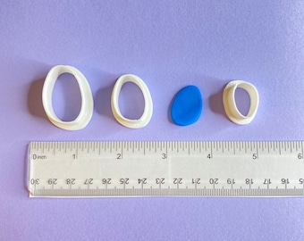 Pebble #2 Polymer Clay Cutter | Earring Jewelry Making