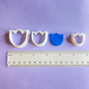 Tulip #2 Polymer Clay Cutter | Earring Jewelry Making