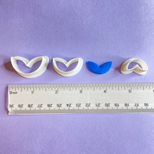 Flower Leaves Polymer Clay Cutter | Earring Jewelry Making