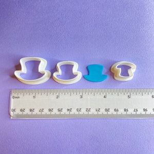Top Hat Polymer Clay Cutter | Earring Jewelry Making