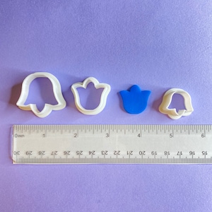 Tulip Flower Polymer Clay Cutter | Earring Jewelry Making