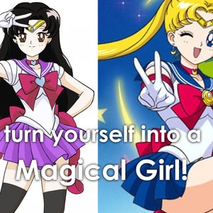 Individuell angefertigtes Anime Magical Girl Portrait (verwandle dich in Sailor Moon/eine Sailor Scout!)