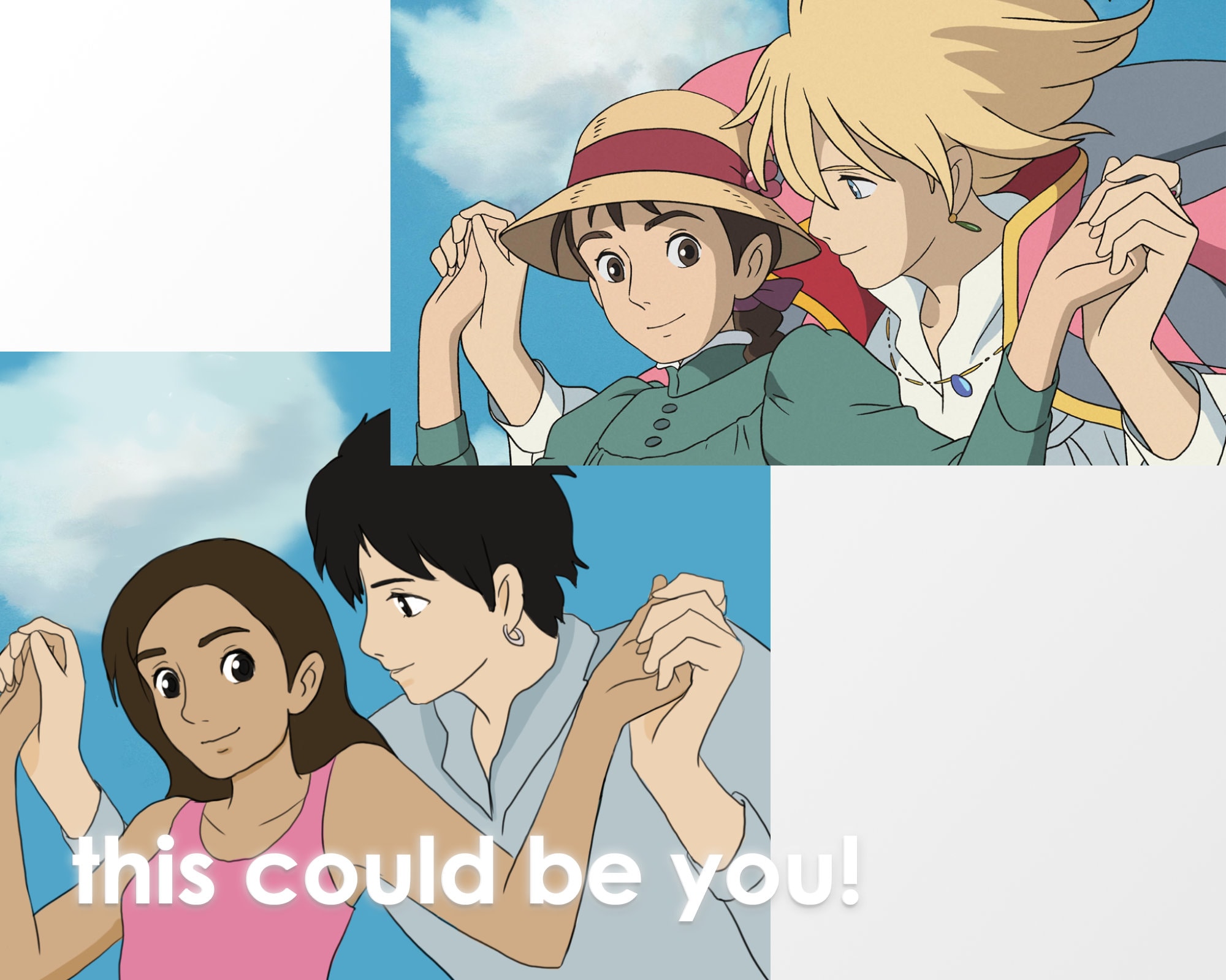 Customized Studio Ghibli Anime Portrait turn Yourself Into Anime