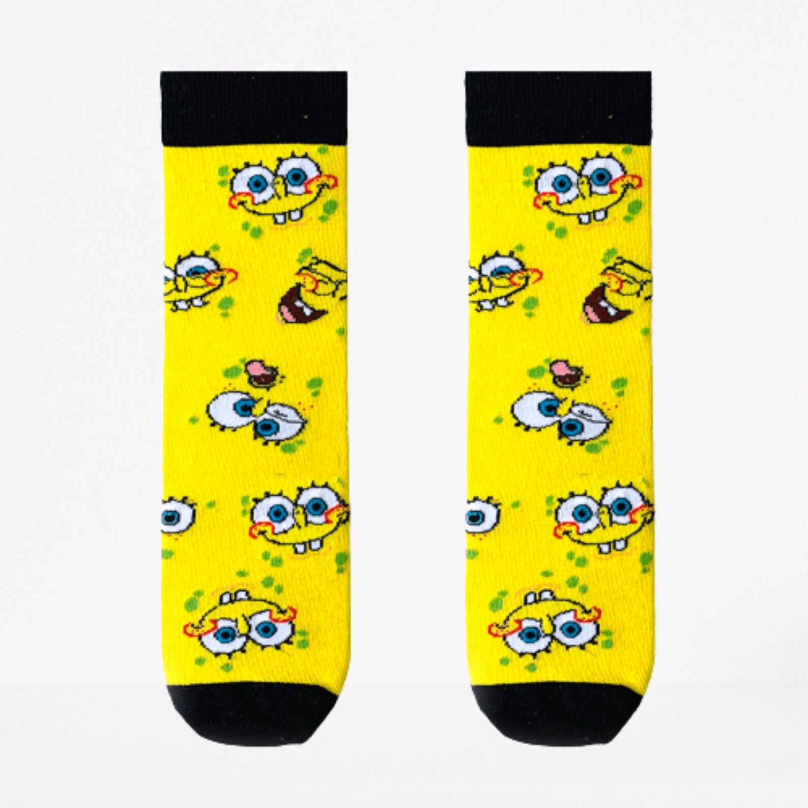 5 Piece SpongegBob Designed Print Socks Set Spongebob Pattern | Etsy