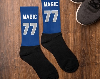 Luka Doncic Socks; Mavericks Nba Socks; Dallas Mavericks Socks; Premium Basketball Socks; Warm Comfortable Sports Socks - UNISEX SOCKS