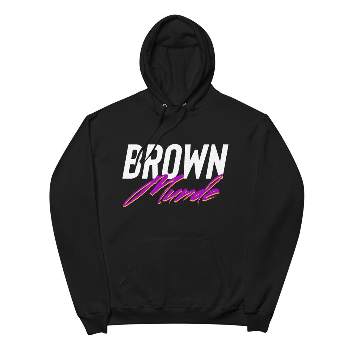 brown munde hoodie