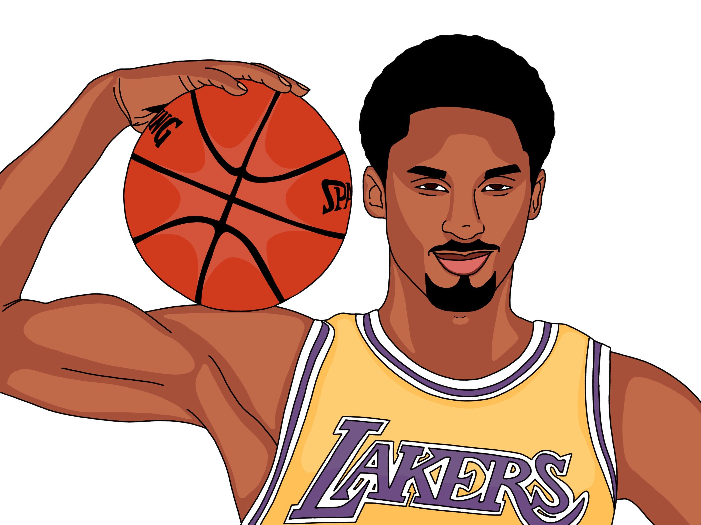 kobe bryant coloring pages to print