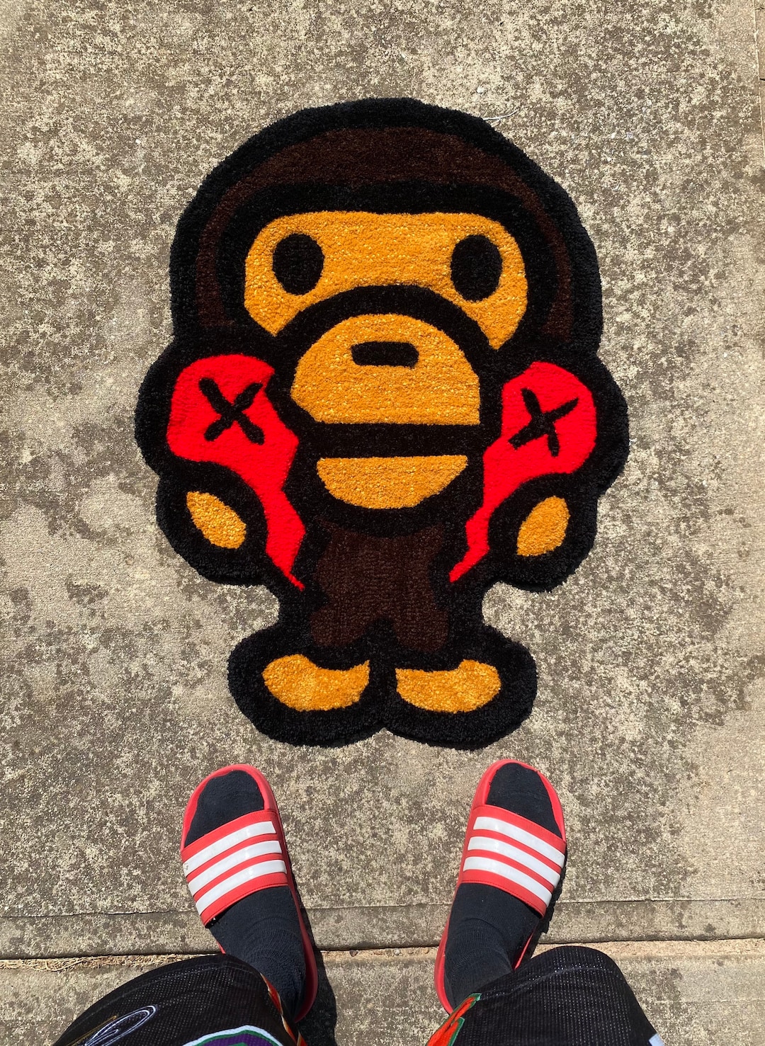BAPE BABY MILO ALL BABY MILO RUG ラグマット Custom Bape Baby Milo Rug | eBay