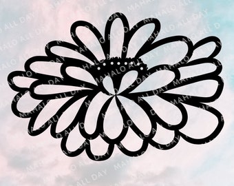 Download Zinnia Svg Files Etsy