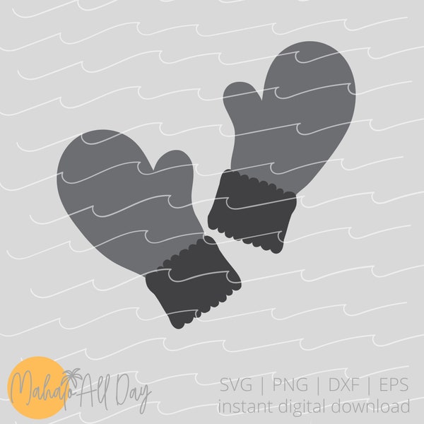 Mittens-Layered SVG - Winter Wear