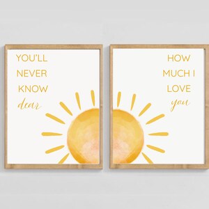 You Are My Sunshine Decor Poster