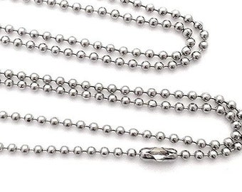 Ball Chain Necklace for Pendants