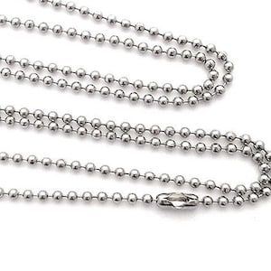 Ball Chain (with Pendant Purchase)