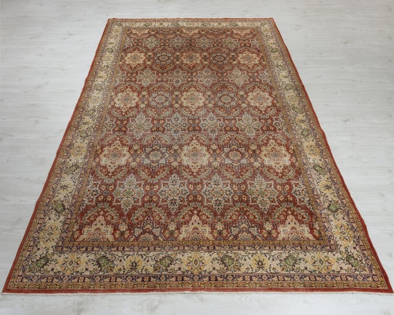vintage rug 106cm×72cm パキスタン トライバルラグ ✦vintage 106cm